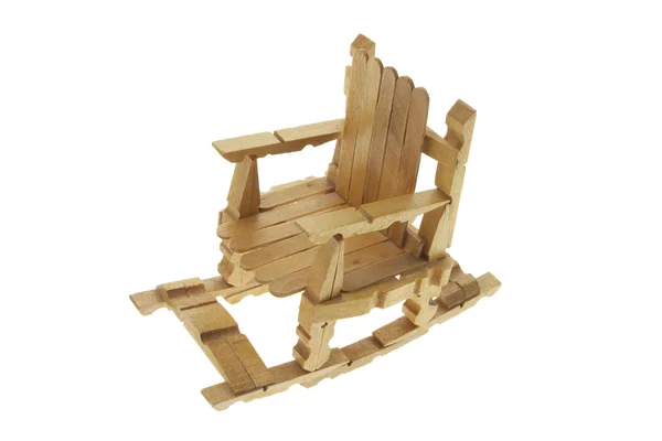 Minyatür sallanan sandalye — Stok fotoğraf