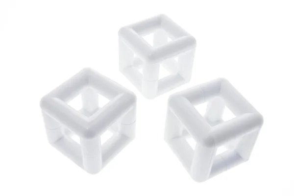 Кубики пластикові — стокове фото