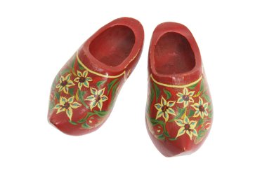 Wooden Clogs Souvenir clipart