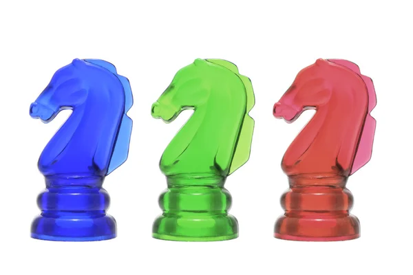Pezzi di scacchi cavaliere — Foto Stock