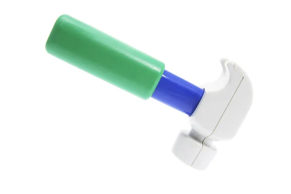 Plastová hračka kladivo — Stock fotografie