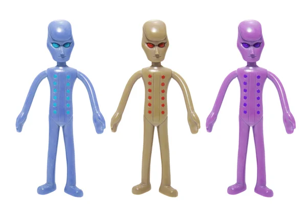 Figuras Alienígenas Brinquedo — Fotografia de Stock