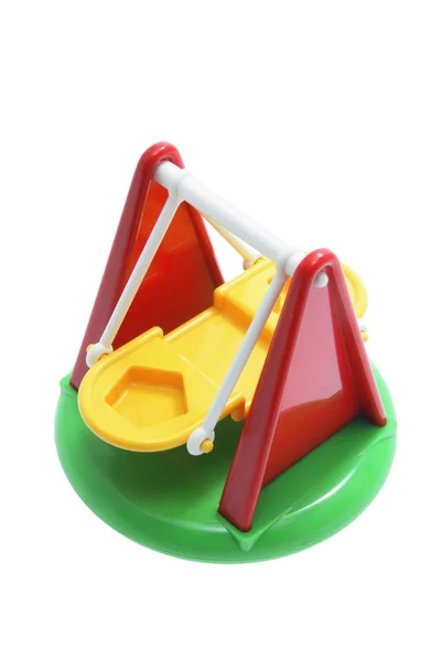 Spielzeugschaukel aus Kunststoff — Stockfoto