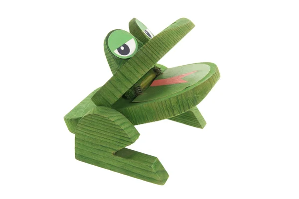 Wooden Frog — Stock Photo, Image