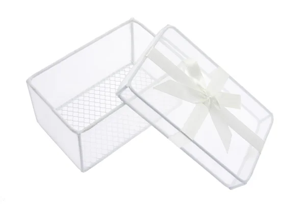 Пластиковая подарочная коробка — стоковое фото