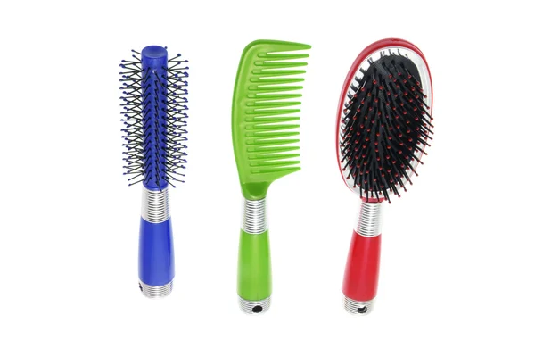 Escovas de cabelo e pente — Fotografia de Stock