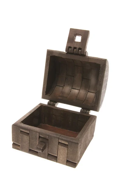 Caixa de tesouro de madeira — Fotografia de Stock