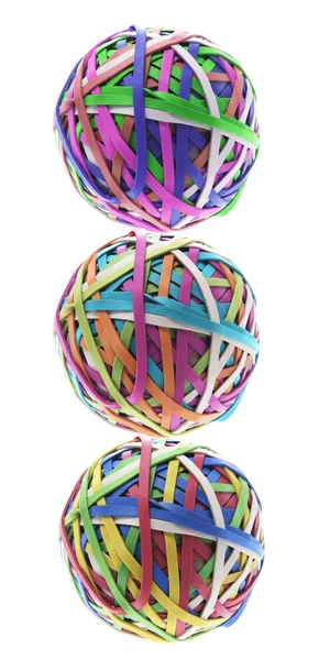 Pila di palle di elastico — Foto Stock