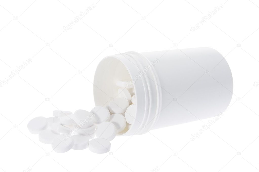Pills in Plastic Bottle