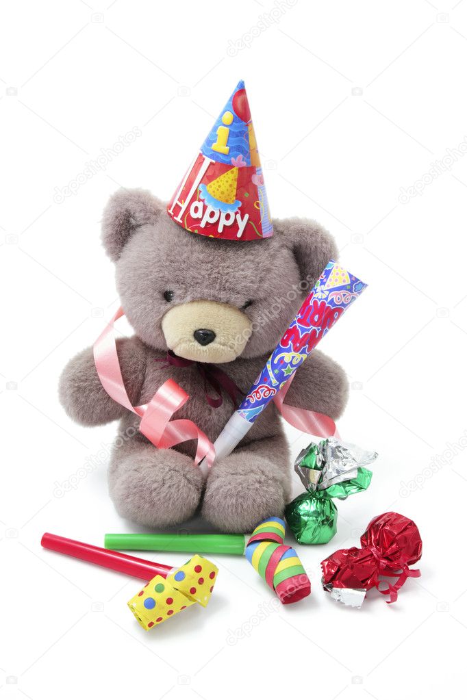 Teddy Bear with Party Favors