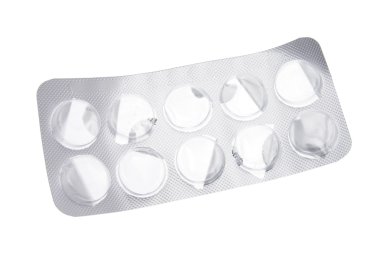 Empty Blister Pill Pack clipart