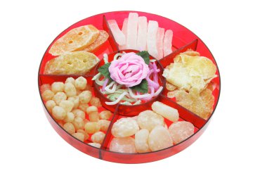 Chinese New Year Delicacies clipart