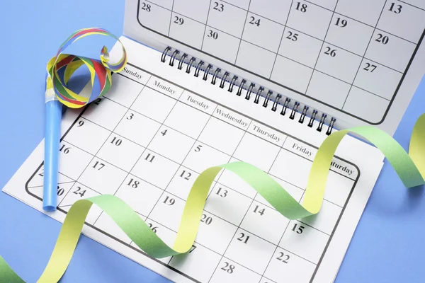 Kalendář s dárečky — Stock fotografie