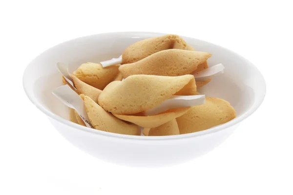 Bowl of Fortune Cookies — Stock Photo, Image