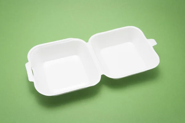 Caja de alimentos de poliestireno — Foto de Stock