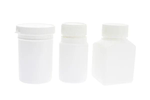 Plast piller flaskor — Stockfoto