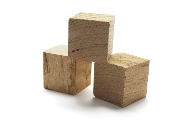 Wooden Cubes — Stock Photo, Image