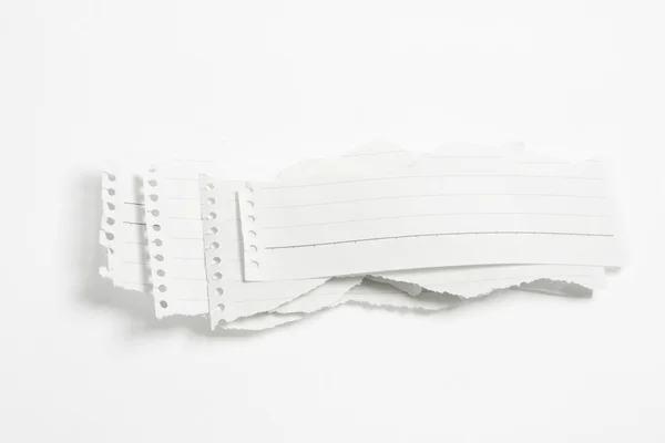Tiras de papel rasgadas — Fotografia de Stock