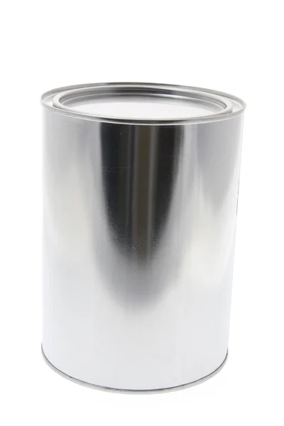 Metalen tin container — Stockfoto