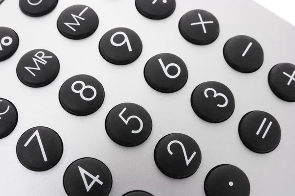 Kalkulator klucze — Zdjęcie stockowe