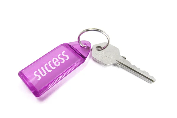 Klucz sukcesu tag — Zdjęcie stockowe