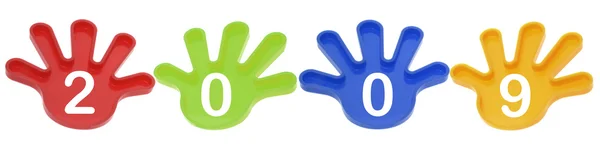 Plastová hračka ruce — Stock fotografie