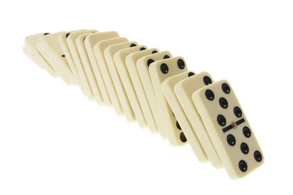 A dominó-sor — Stock Fotó
