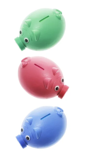 Plastic Piggy Bank — Stock Photo, Image