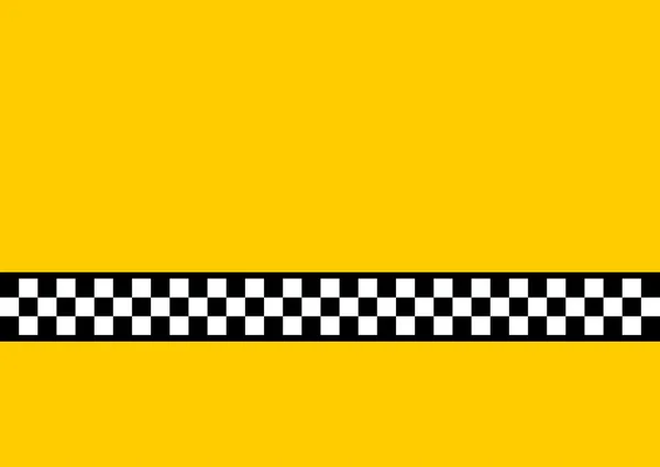 Sarı taksi — Stok Vektör