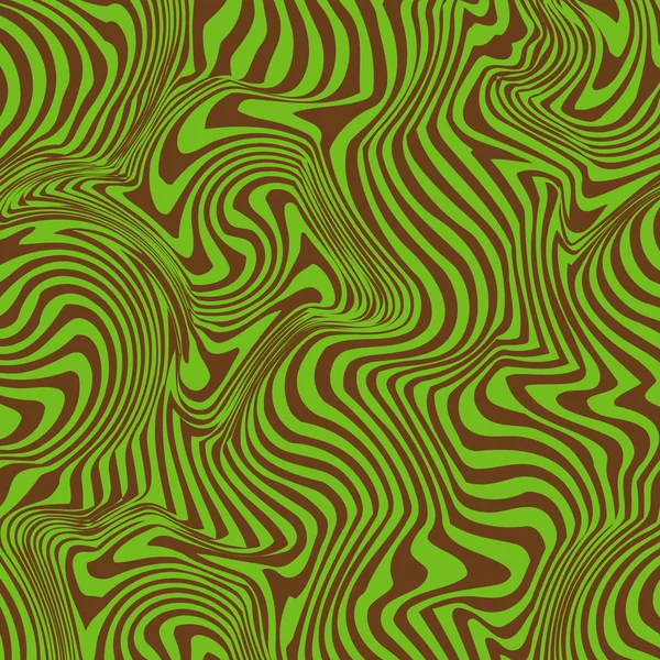 Groovy bandes rétro déformées — Image vectorielle