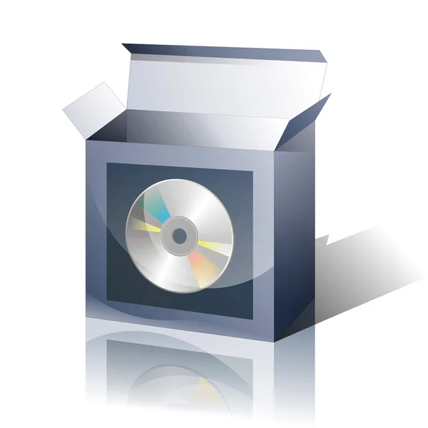 Caixa de CD — Fotografia de Stock