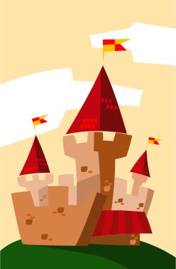 Medieval castle clipart