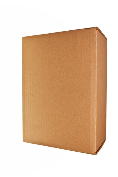 Caixa de papelão marrom . — Fotografia de Stock