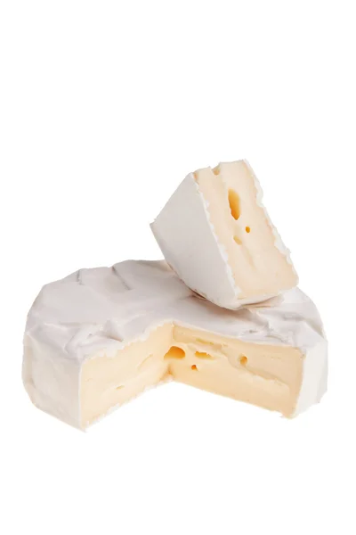 Bloco de queijo redondo . — Fotografia de Stock