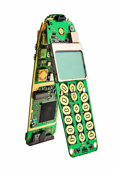 Cyfrowy telefon komórkowy wydrukowane tablice. Zdjęcia Stockowe bez tantiem