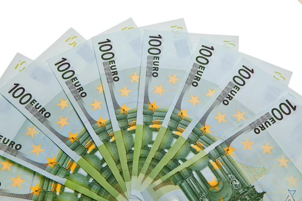 100 eurosedlar. — Stockfoto