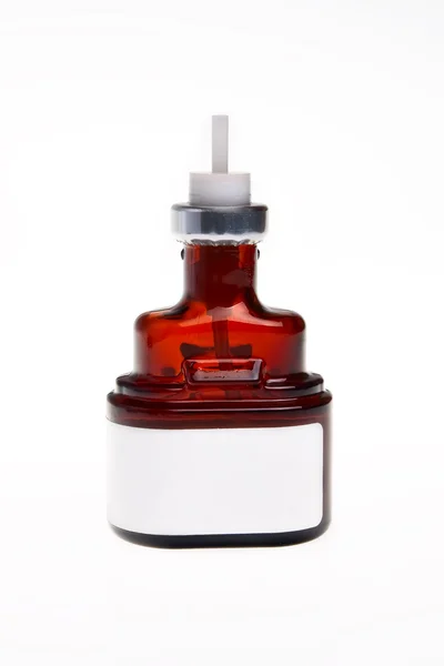 Una bottiglia di vetro con medicina . — Foto Stock
