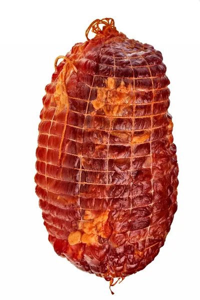 Big tasty smoked ham. — Stock Photo, Image