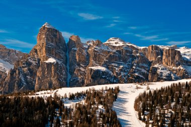 Corvara, Alta Badia. clipart