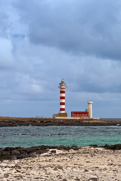 Faro de Toston, Fuerteventura. — Fotografia de Stock