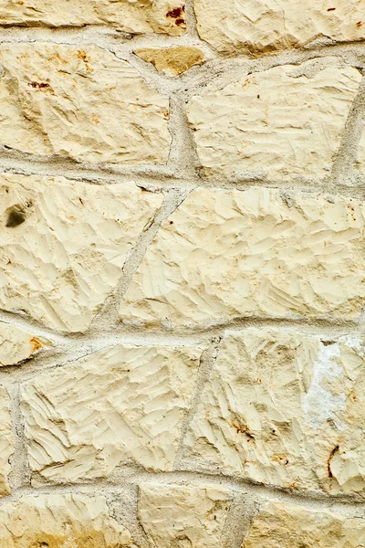 Kalksteen muur. — Stockfoto