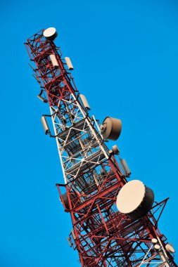 Telecommunication tower. clipart