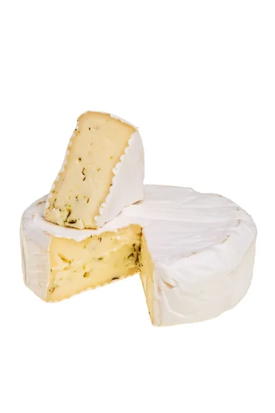 Στρογγυλό τυρί καμαμπέρ. — Φωτογραφία Αρχείου