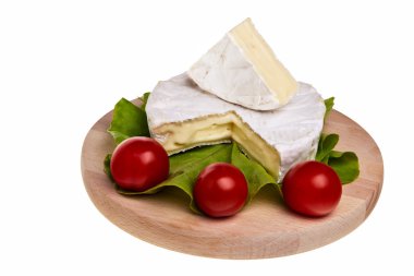 yuvarlak camembert peyniri.