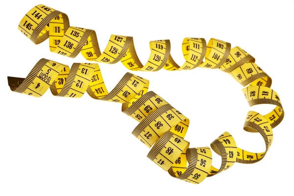 stock image Yellow measurement tape.