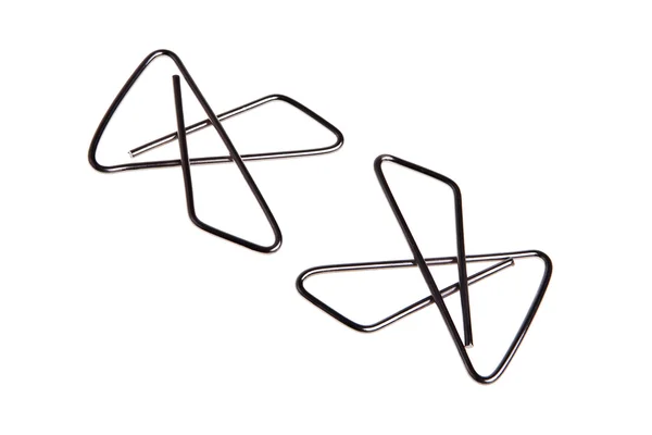 Two big paperclips. — Stock Photo, Image