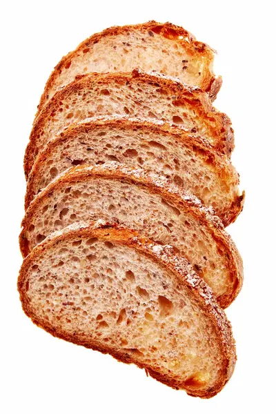 Кусочки пшеничного хлеба. — стоковое фото
