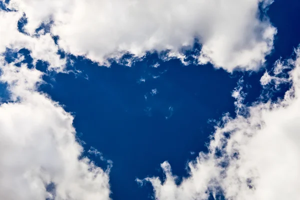 stock image Blue sky view with white clouds.