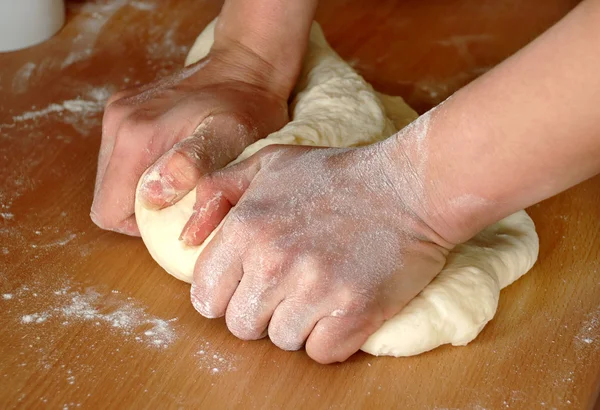 Dough making — Stock Photo, Image