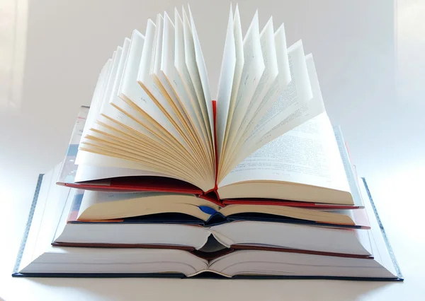 Book pile — Stockfoto